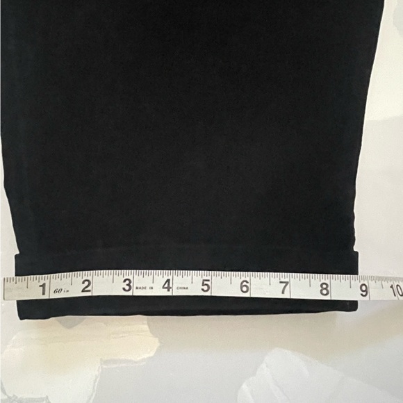 New Free People Velvet Pleated Pants Size 8 Loose Fit Mid Rise Trousers Black - Picture 13 of 17